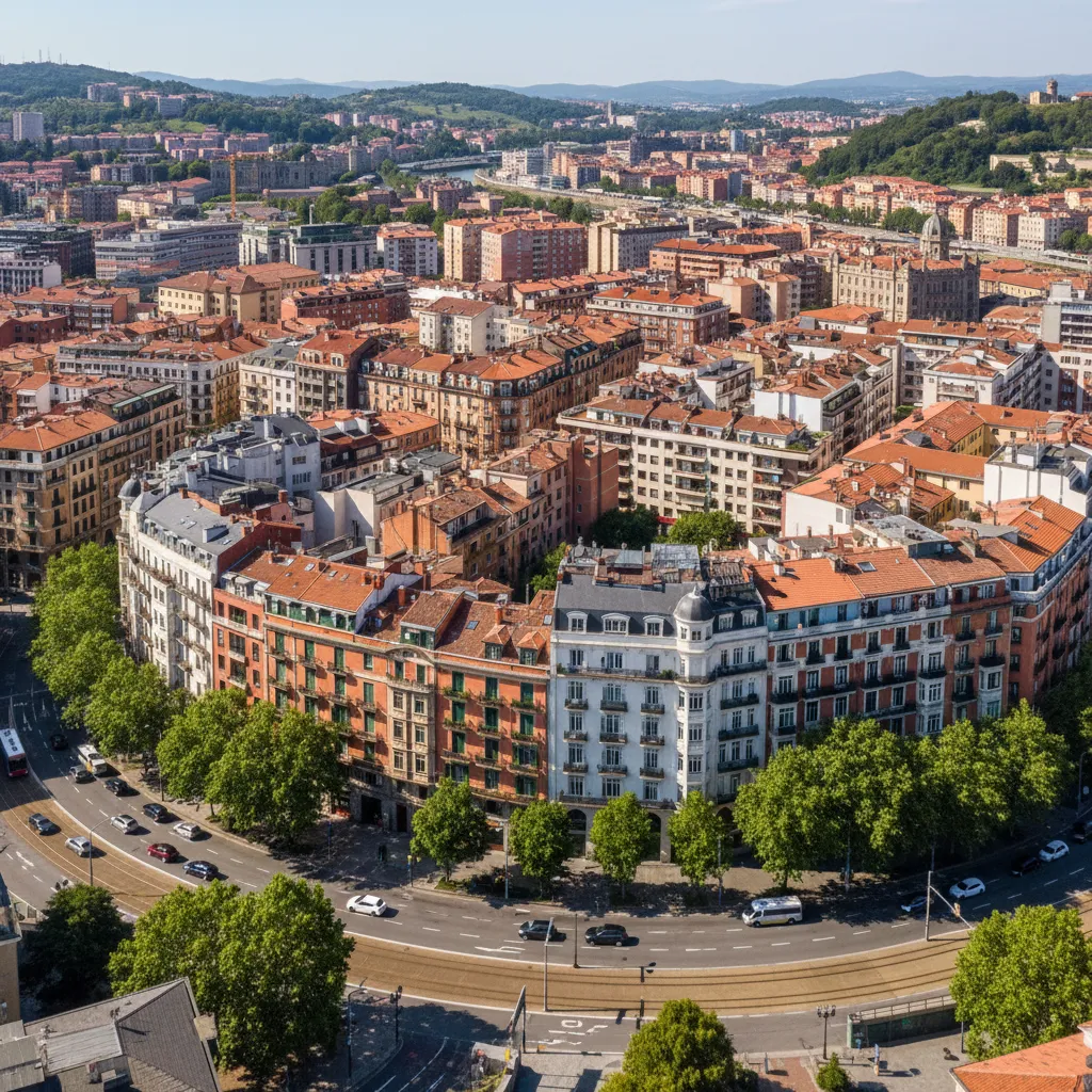 Barrio de Basurto en Bilbao