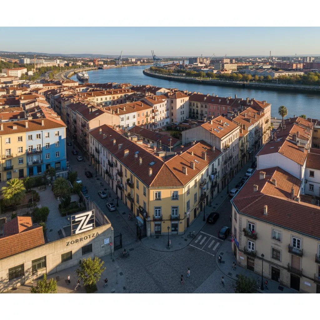 Barrio de Zorrotza en Bilbao